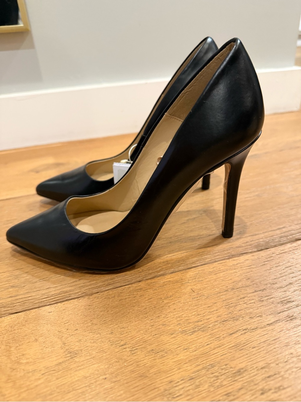 Zara Black Pointed-Toe Stiletto Heels